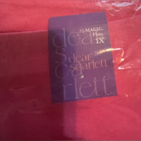 NWT Dear Scarlett Dark Pink Flare Pants - Picture 10 of 14